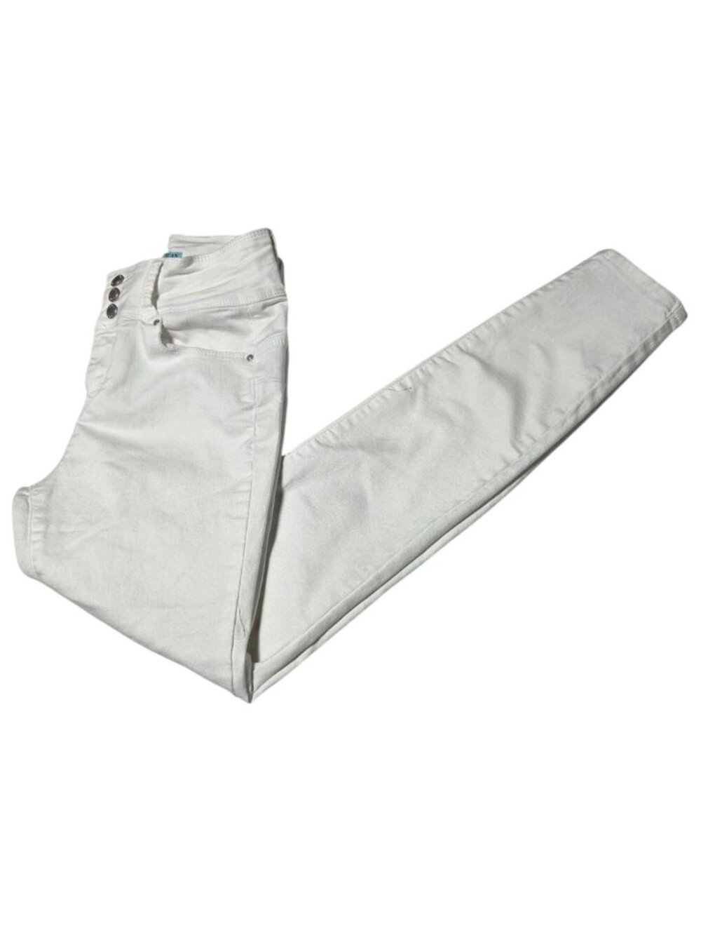 Wax Butt I Love You Jeans Womens Size 26 Skinny Mid Rise White Denim Pant Sculpt